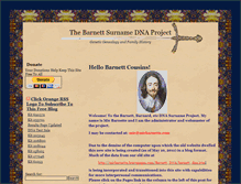 Tablet Screenshot of barnettdna.micbarnette.com