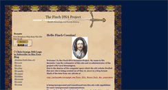 Desktop Screenshot of finchdna.micbarnette.com